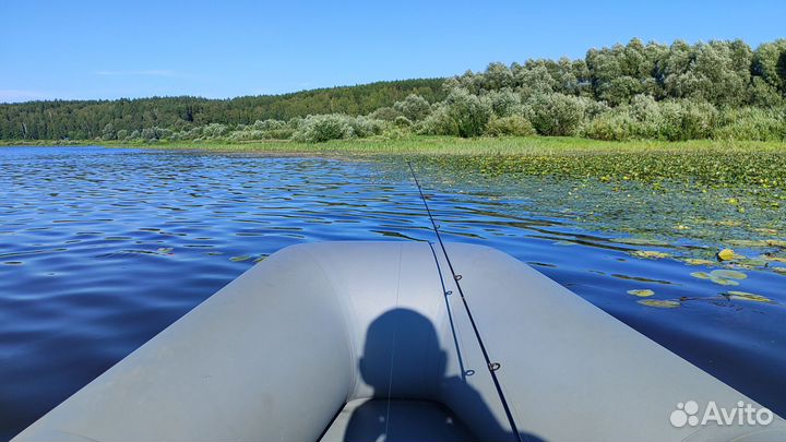 Лодка hunter 290 с мотором nissan marine 3.5