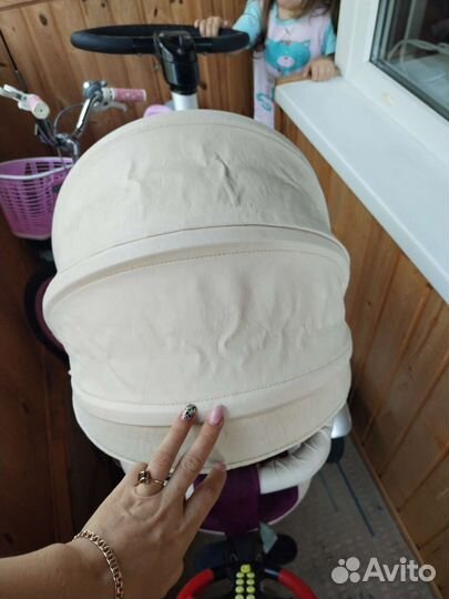 Детский велосипед с ручкой бу