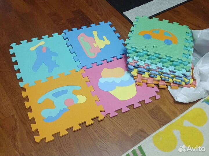 Пазл плитка напольная детская