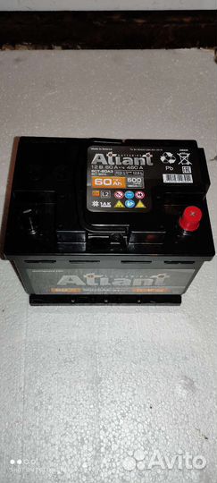 Аккумулятор Atlant 60 Ач для Skoda Octavia