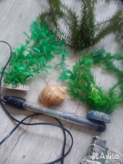 Декор для аквариума и грелка