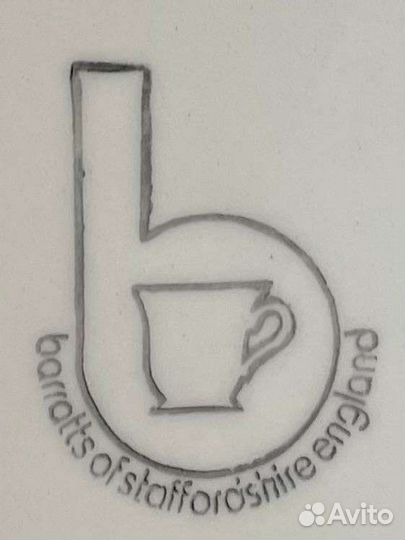 Тарелка, рисунок пейзаж Barrats of Staffordshire