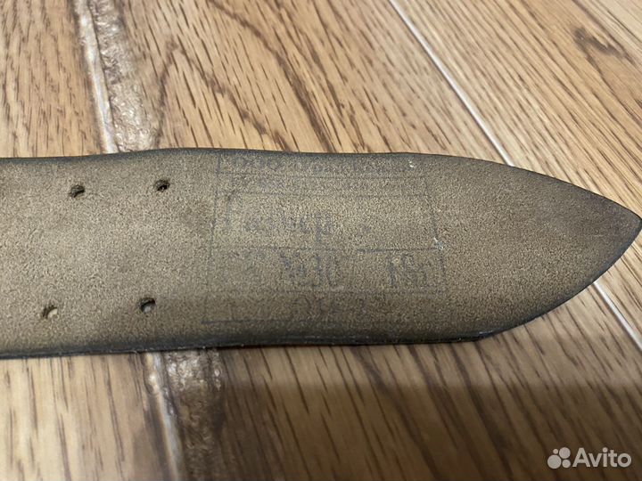 Ремень кожаный офицерский б/у