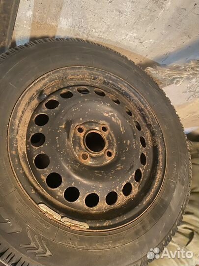 Зимняя резина cordiant polar 195/65-15 на дисках