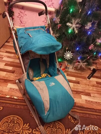Детские санки коляска бу