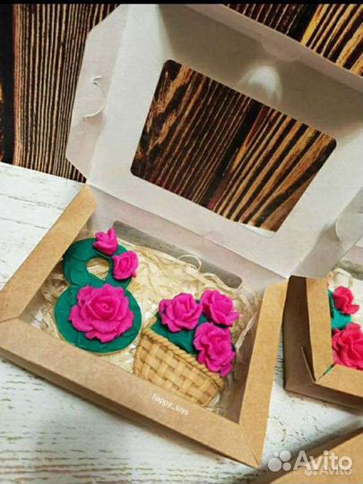 Набор из мыла 8 марта