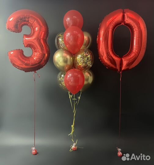 Воздушные шары на день рождения, гелиевые шары