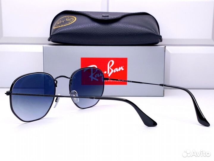 Очки Ray Ban 3548 N Hexagonal Голубой Градиент