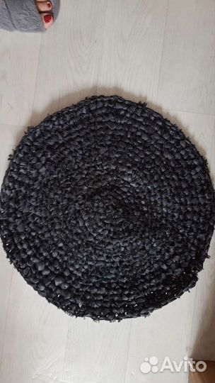 Коврики круглые вязаные