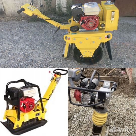 Аренда трамбовки виброплиты виброкатка