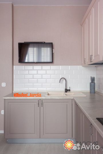 Кухня Бергамо Латте комбо под заказ