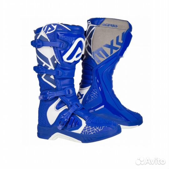 Мотоботы Acerbis X-team blue-white