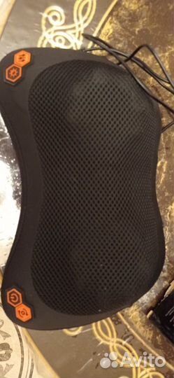 Массажная подушка с 16 термороликами