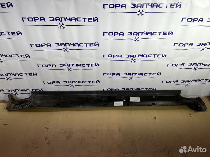 Накладка на порог (наружная) Mitsubishi Pajero Spo