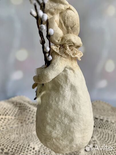 Ватные елочные игрушки ретро