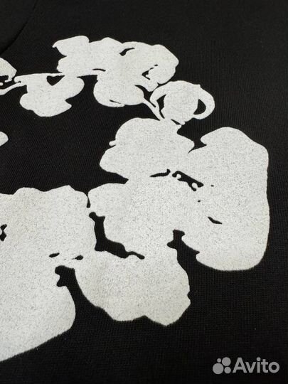 Футболка denim tears черная