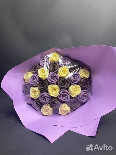 Букет - 29 Роз из Бельгийского Шоколада