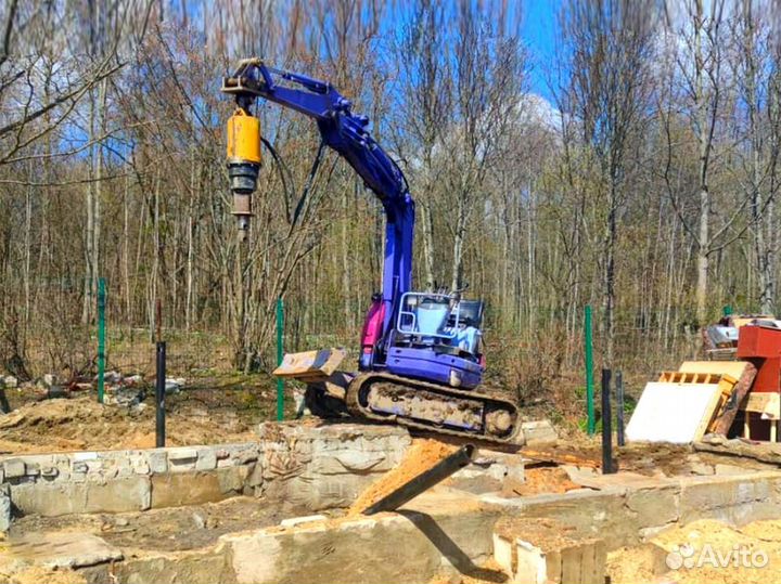 Фундамент свайный-винтовой под ключ