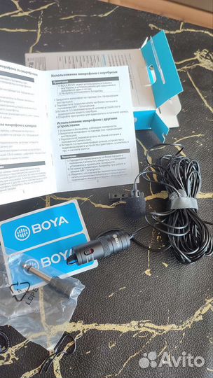 Петличный микрофон boya