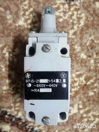 Концевые выключатели, кнопка СССР