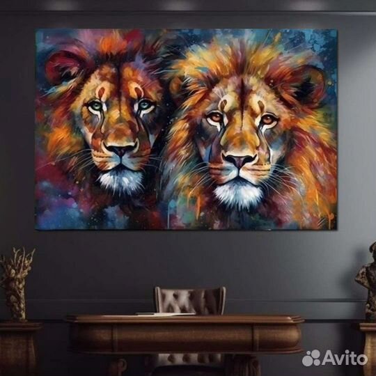 Картины львов Ручная работа маслом
