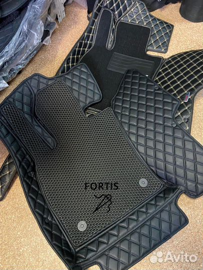 3d коврики из экокожи с EVA эва вкладышем