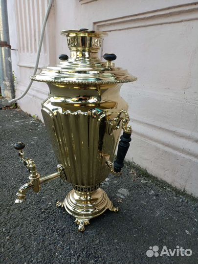 Самовар Баташева 7 литров рюмка