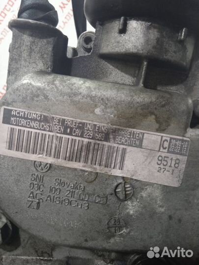 Двигатель Volkswagen Touran 2 1T3 CAV 2010