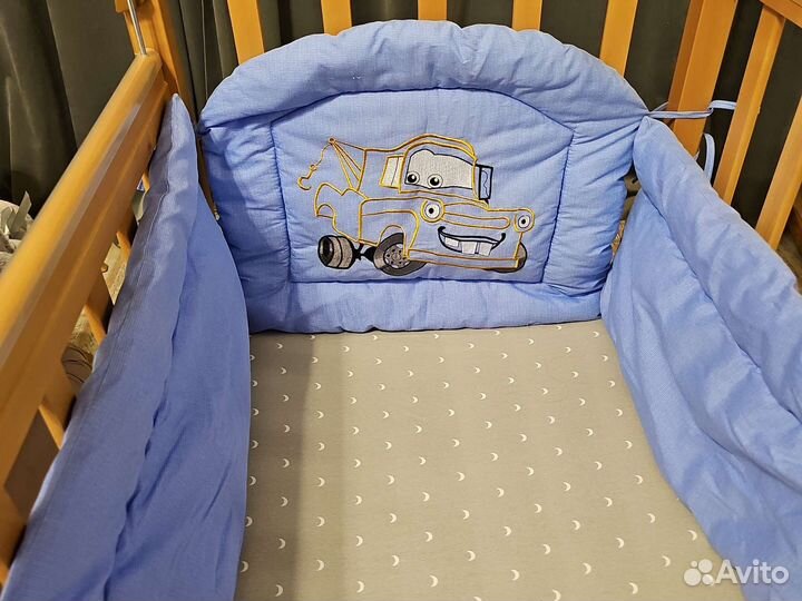 Бортики в детскую кроватку бу