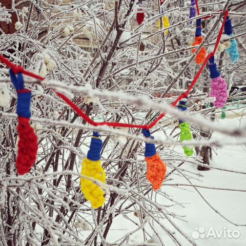 Гирлянда макраме