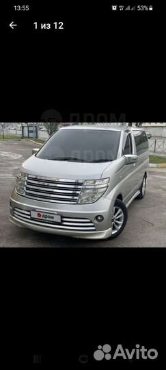 Nissan elgrand 51 бампер