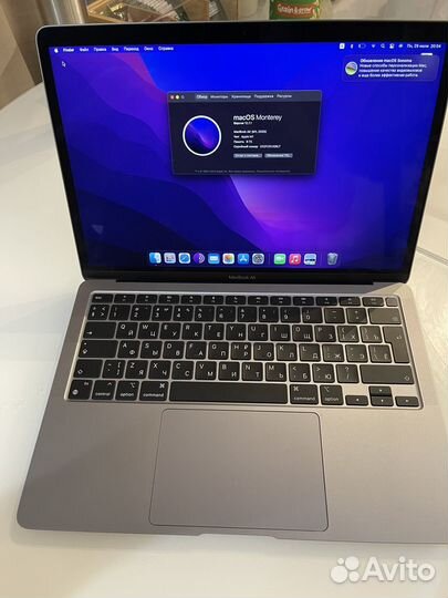 Apple MacBook air 13 2020 m1 8gb 1tb