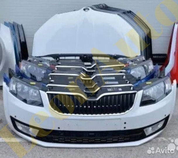 Ноускат Skoda Octavia A7 Ярко-белый