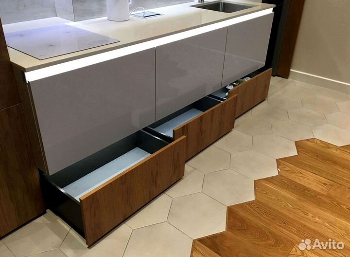 Кухонный гарнитур прямой на заказ