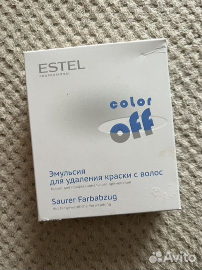 Эмульсия для удаления краски с волос