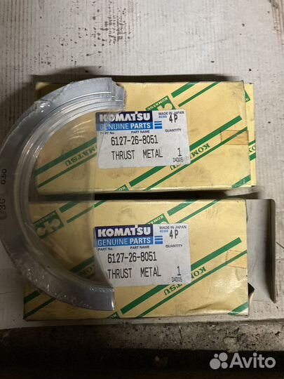 6127-26-8051 Вкладыши Komatsu