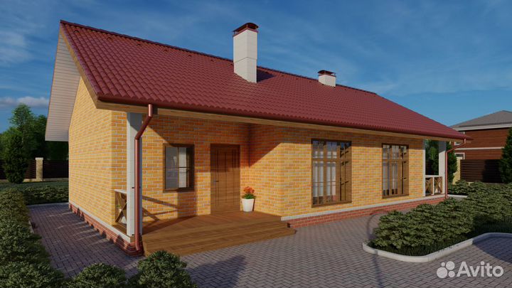 Готовый проект дома 83 кв.м / Артикул Аю-180