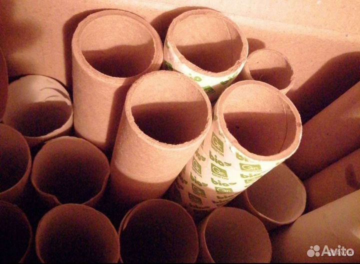 Втулки картонные для поделок
