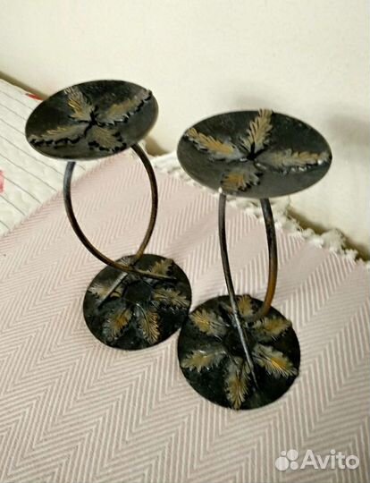 Подсвечник металлический