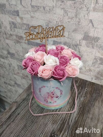 Букеты из мыльных цветов