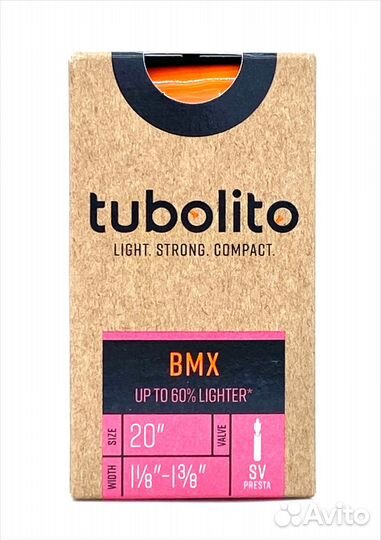 Tubolito Tubo-BMX 20x1-1/8-1-3/8 F/V-42 mm