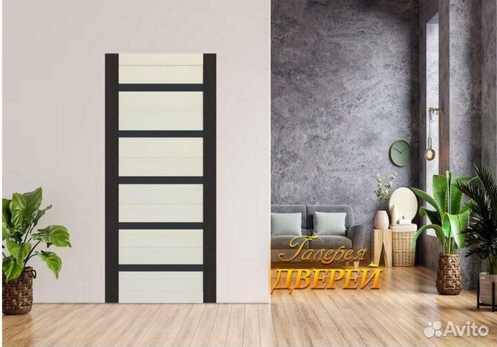 Дверь межкомнатная комбинированная