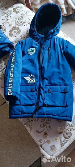 Куртка зимняя на мальчика 122 128