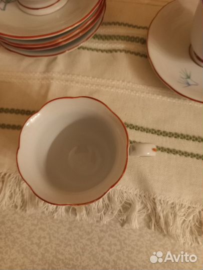 Набор посуды для кофе (форфор)