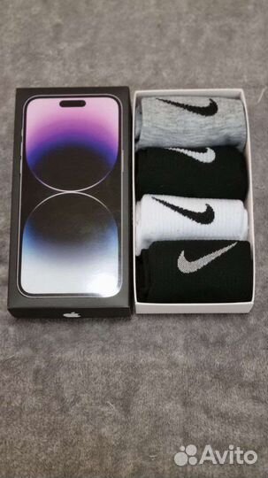 Носки Nike в коробке iPhone