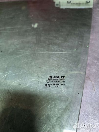 Рено дастер 2 duster 2 стекло передней левой двери