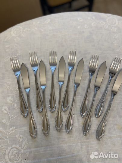 Набор столовых приборов для рыбы цептер