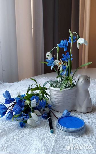 Цветочная композиция с зайцем 2