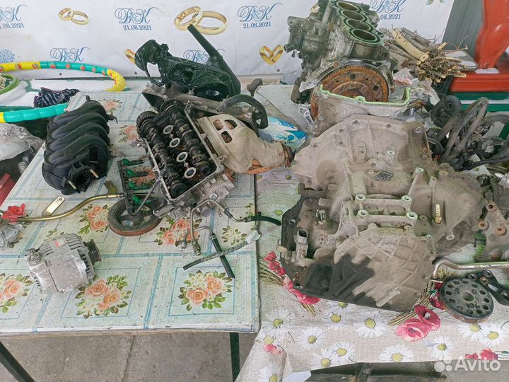 Двигатель в разборе Тойота Королла 120 1NZ-FE