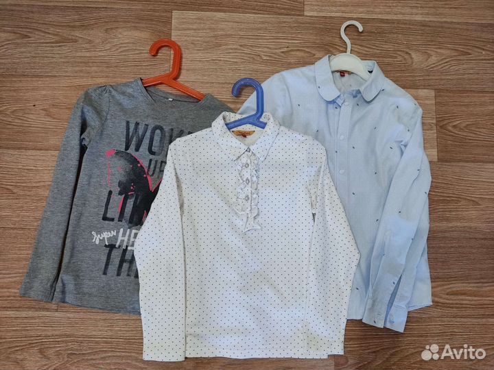 Школьная блузка 134 пакетом